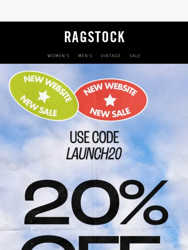 Ragstock - 20% OFF ✨ all these new arrivals online