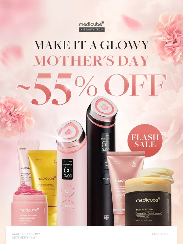 medicube - ?Make it a glowy Mother's Day : UP TO 55% OFF?