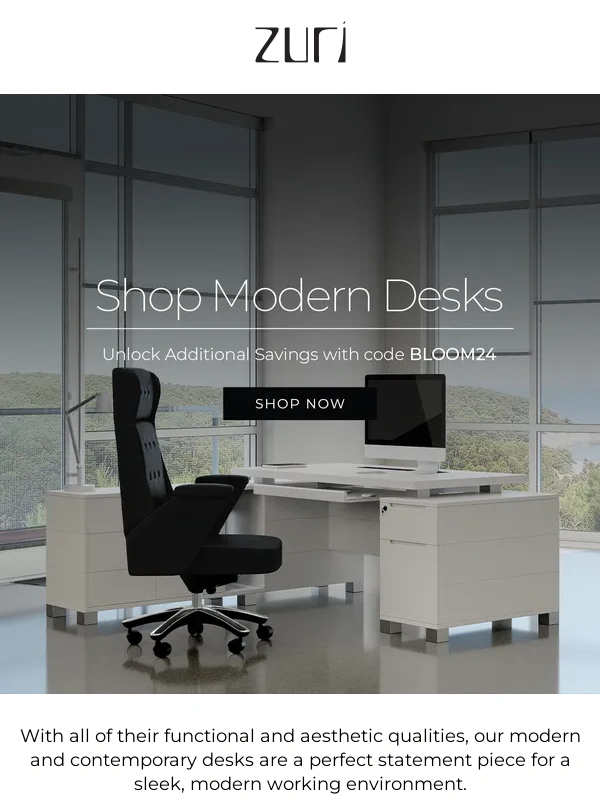 Zuri Furniture - Transform and Thrive: Workspace Upgrade Sale?️