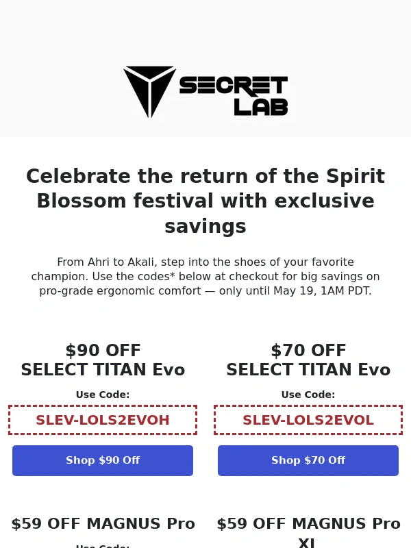 Secretlab - ⚔️ Up to $90 off our League of Legends Collection