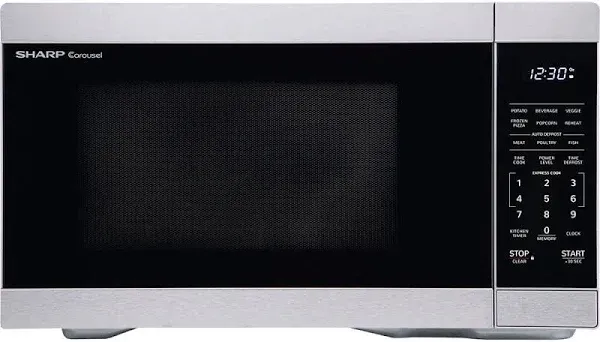 Sharp 1.1 Cu. ft. Mid-Size Countertop Microwave Oven
