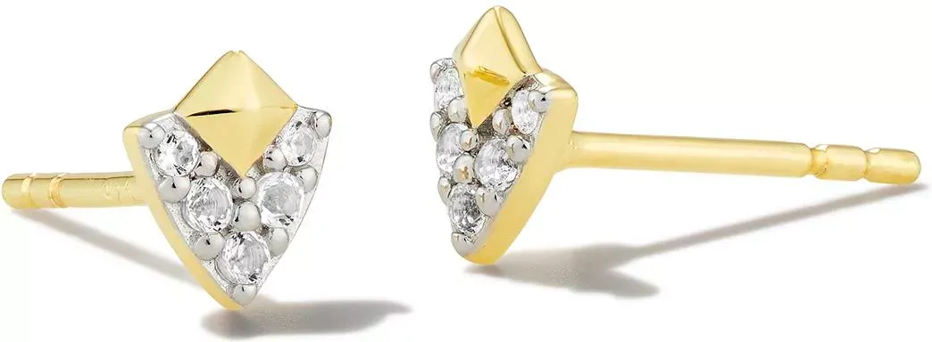 Kendra Scott Spencer 18k Gold Vermeil Stud Earrings