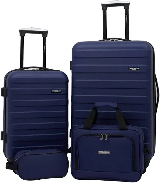 Travelers Club Austin 4 Piece Hardside Luggage Set