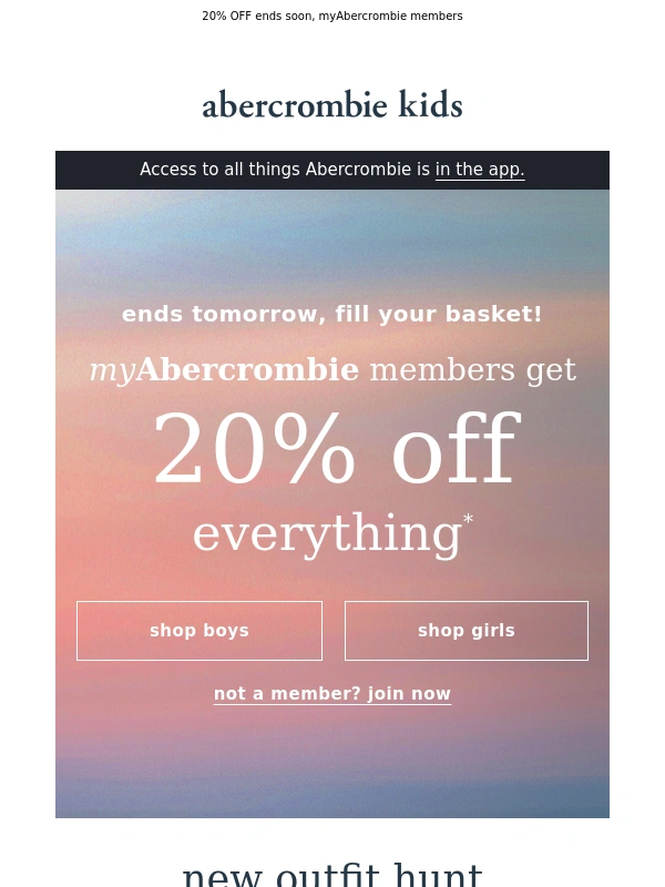 Abercrombie - Hurry up and add to basket!