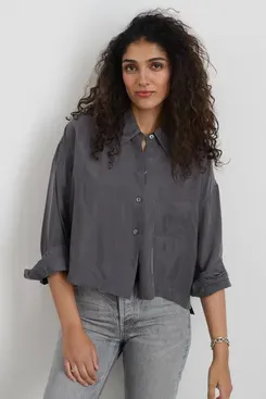 Alex Mill Gemma Top in Cupro