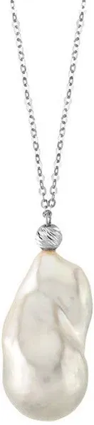Freshwater Baroque Pearl Solitaire Pendant