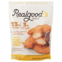 Realgood Foods Co. Gluten & Grain Free Lightly Breaded Chicken Strips