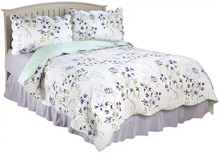 Miles Kimball Trinity 3 pc Quilt Set by OAKRIDGE™-Full Queen - Size Full Queen