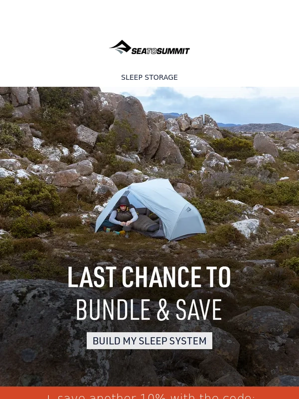 Sea To Summit - Ends Tonight: Up To 25% Off Sleeping Bags,Pillows,Pads & Liners