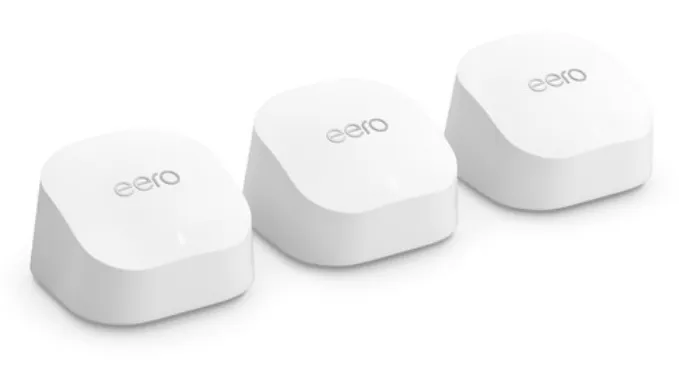 eero 6+ AX3000 Wi-Fi 6 Dual-Band Gigabit 3-Piece Mesh System (White)