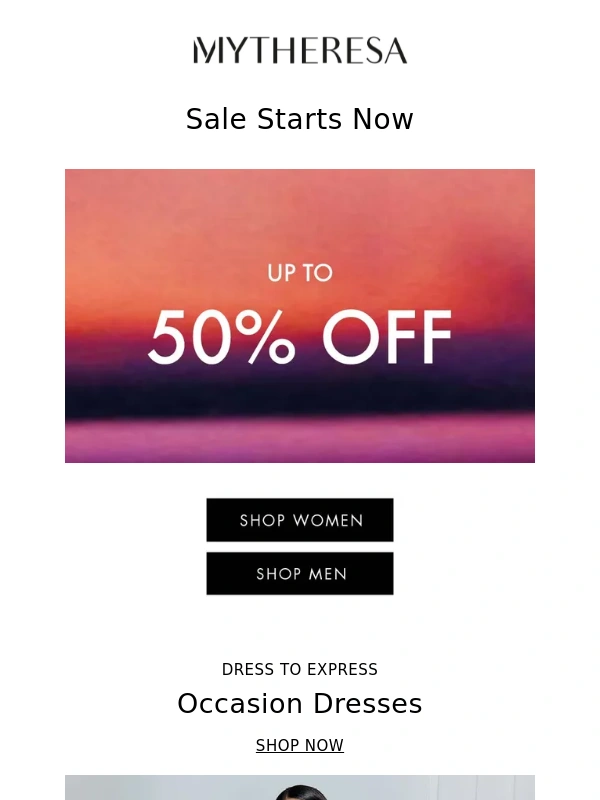 Mytheresa - Sale starts now: Up to 50% off