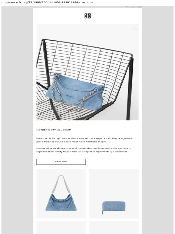 Givenchy - Mother’s Day: All Denim