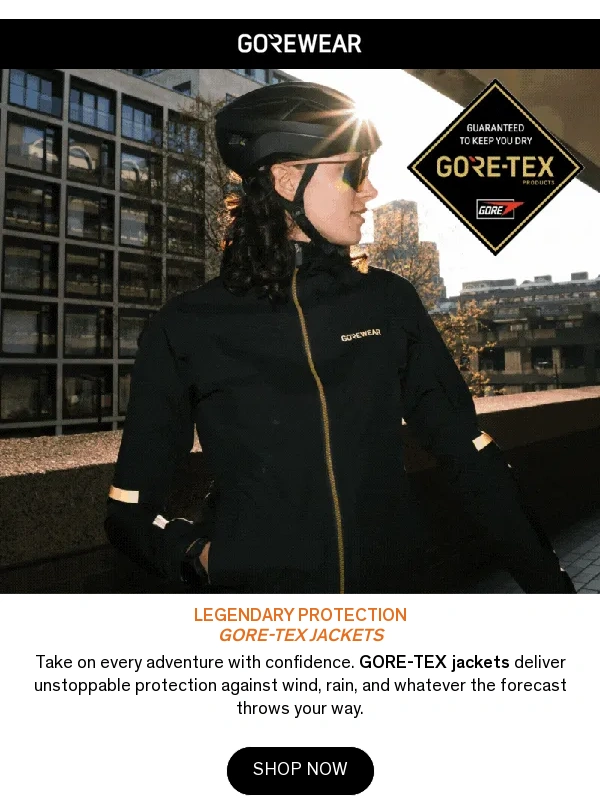 Gore Wear - Gear up for the unexpected with GORE-TEX Jackets