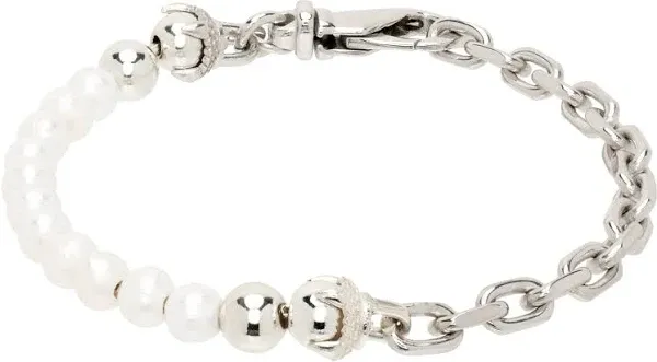Emanuele Bicocchi Gold Pearl Bracelet