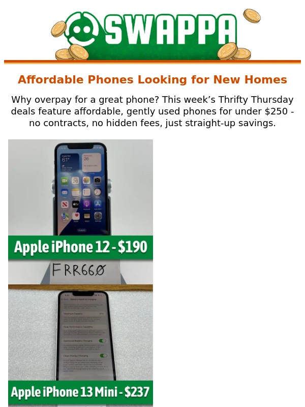 Swappa - ? Thrifty Thursday: Phones Under $250! ??