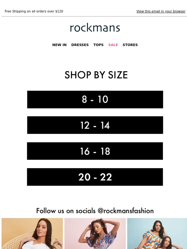 Rockmans - PRICE DROP! Shop from $5*