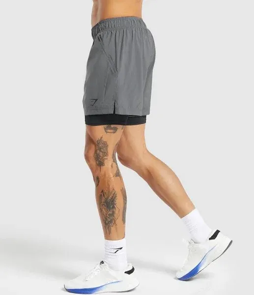 Gymshark Sport 5" 2 in 1 Shorts