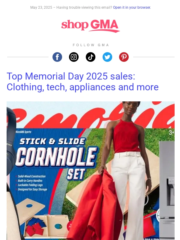 Good Morning America - ?️ The best Memorial Day sales to shop today