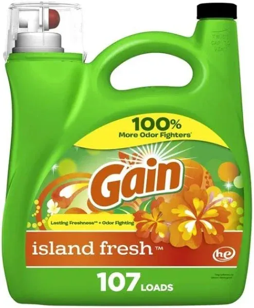 Gain + Aroma Boost Island Fresh Liquid Laundry Detergent