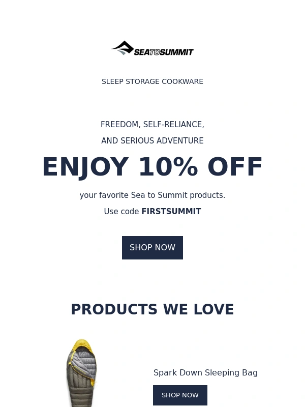 Sea To Summit - Here's 10% Off Your Favorite Equipment!
