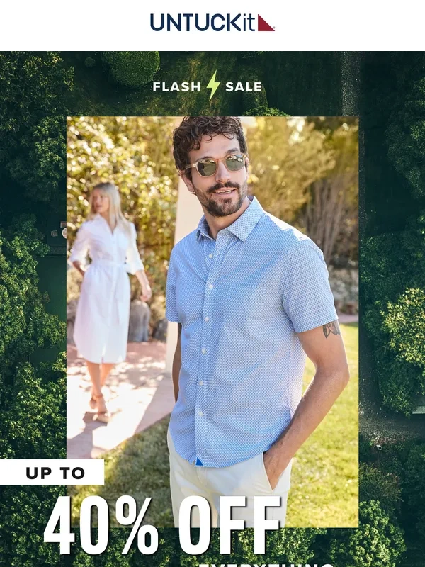 UNTUCKit - ⚡ Flash Sale—Up To 40% Off Almost Everything!