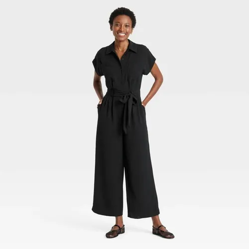 Women's A New Day Short Sleeve Jumpsuit