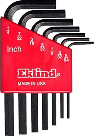 7-Piece Eklind Tool Hex-L Key Allen Wrench Set