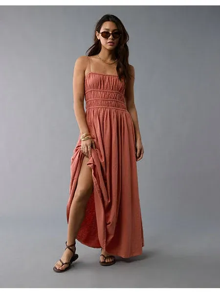 Ae Sunchaser Women's Striped Knit Midi Dress