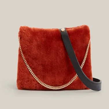 Eve Shearling Crossbody Bag