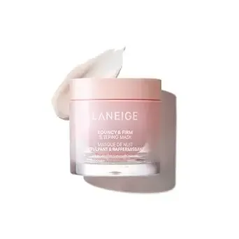 LANEIGE - Bouncy and Firm Sleeping Mask, Peony & Collagen Complex, Hydration