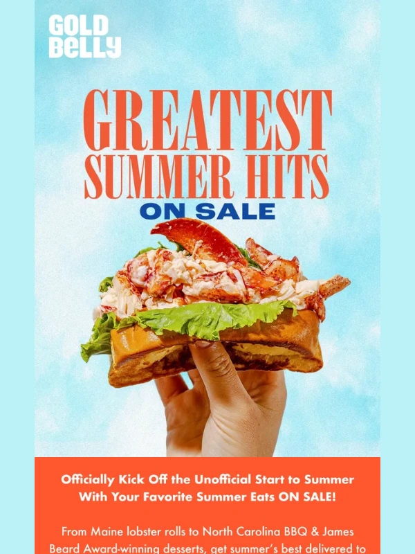 Goldbelly - MDW SALE! Pecan Lodge + Beal’s Lobster + Vienna Beef! ??️?