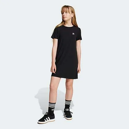 adidas Kids' Ribbed Dress (Black) $11 + Free Shipping
