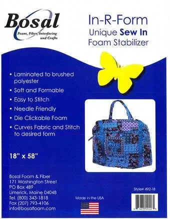 Bosal In-R-Form Unique Sew-In Foam Stabilizer