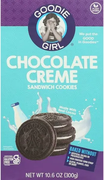 Goodie Girl Double Stuffed Chocolate Creme Sandwich Cookies
