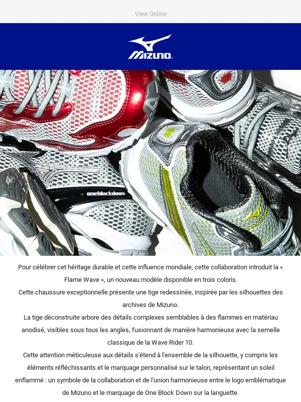 Mizuno - Mizuno X One Block Down