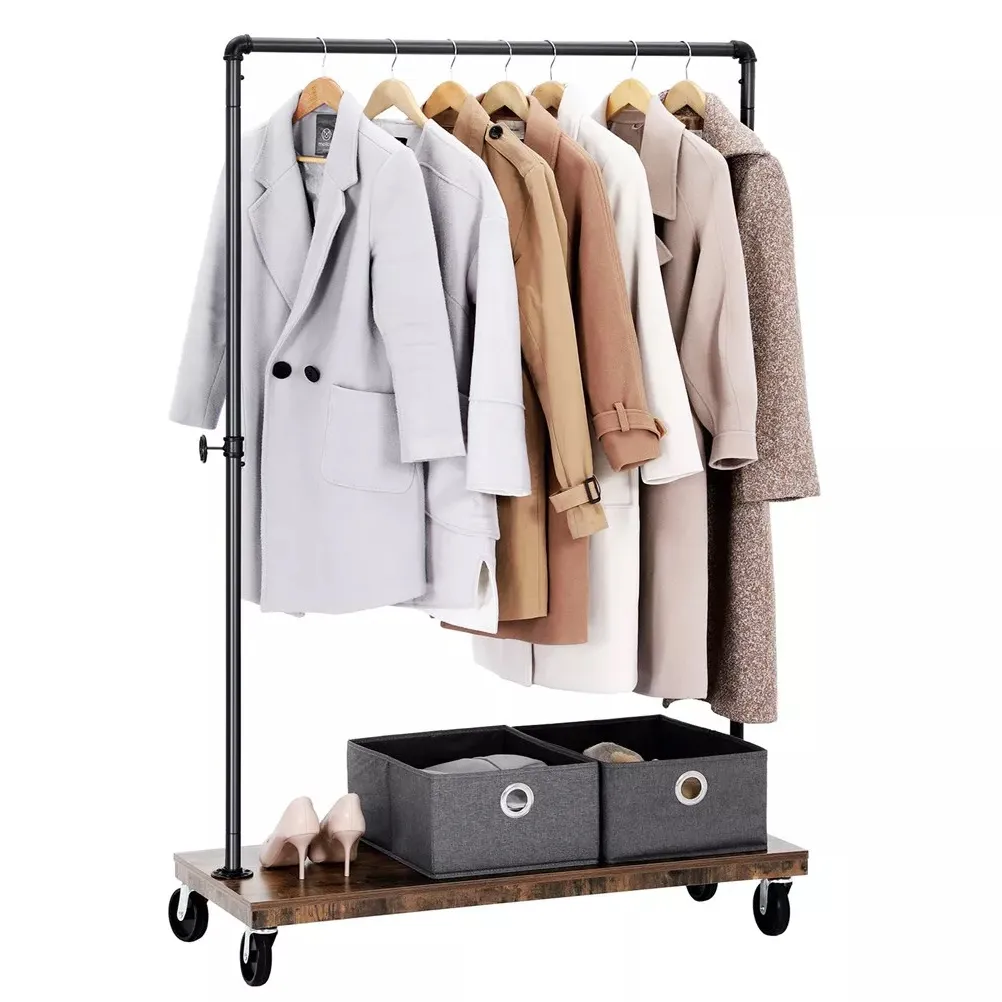 Rolling Clothing Rack