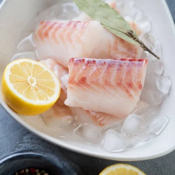 Fresh Icelandic Cod Fillets Atlantic Cod 1 lb 1 LB