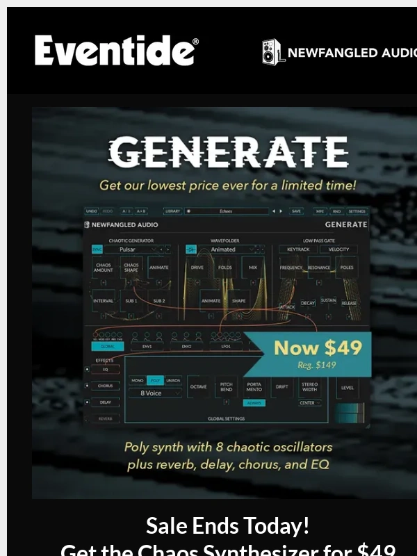 Eventide - Last Chance on Generate ? Lowest Price Ever