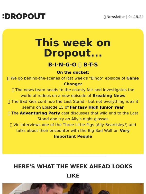 dropout-tv - ?? OUT NOW! Behind-the-scenes of Game Changer's BINGO episode! ?