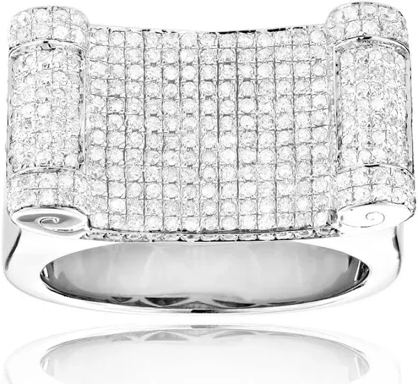 1.50ct Diamond Sterling Silver Ring