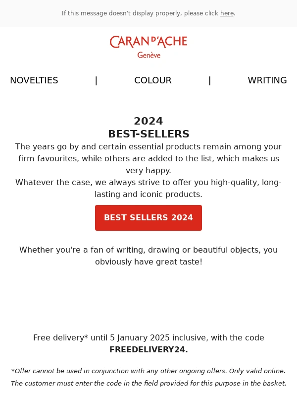 Caran d Ache - Your favourite Caran d’Ache products