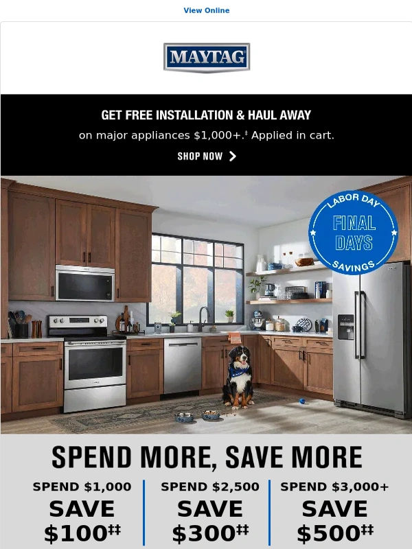 Maytag - These major appliance deals end soon ⏰