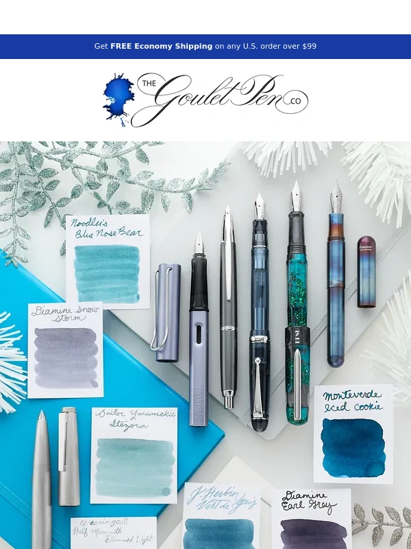 Goulet Pens - New Year,New Gear: Our Top Winter Writing Picks Await! ☃️