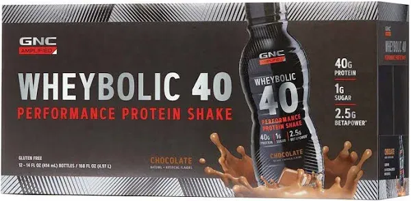GNC AMP Wheybolic 40 Meal Replacement Shake