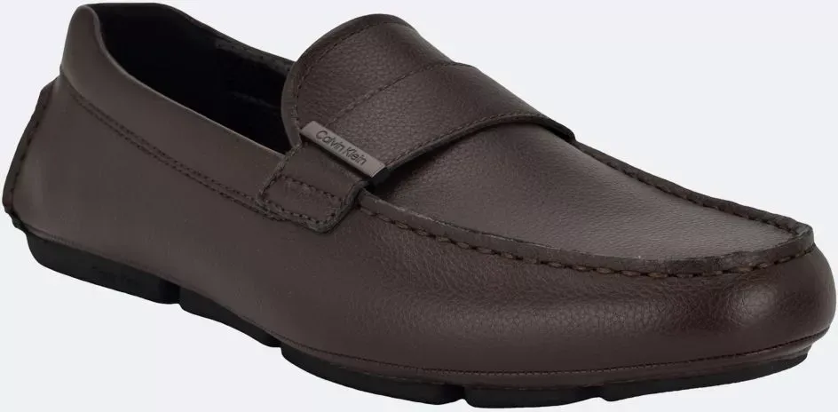Calvin Klein Men's Men's Slip-On Loafers - Brown - 8.5