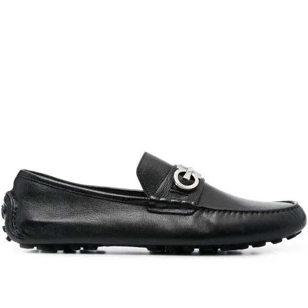 FerragamoGancini-plaque driver shoes