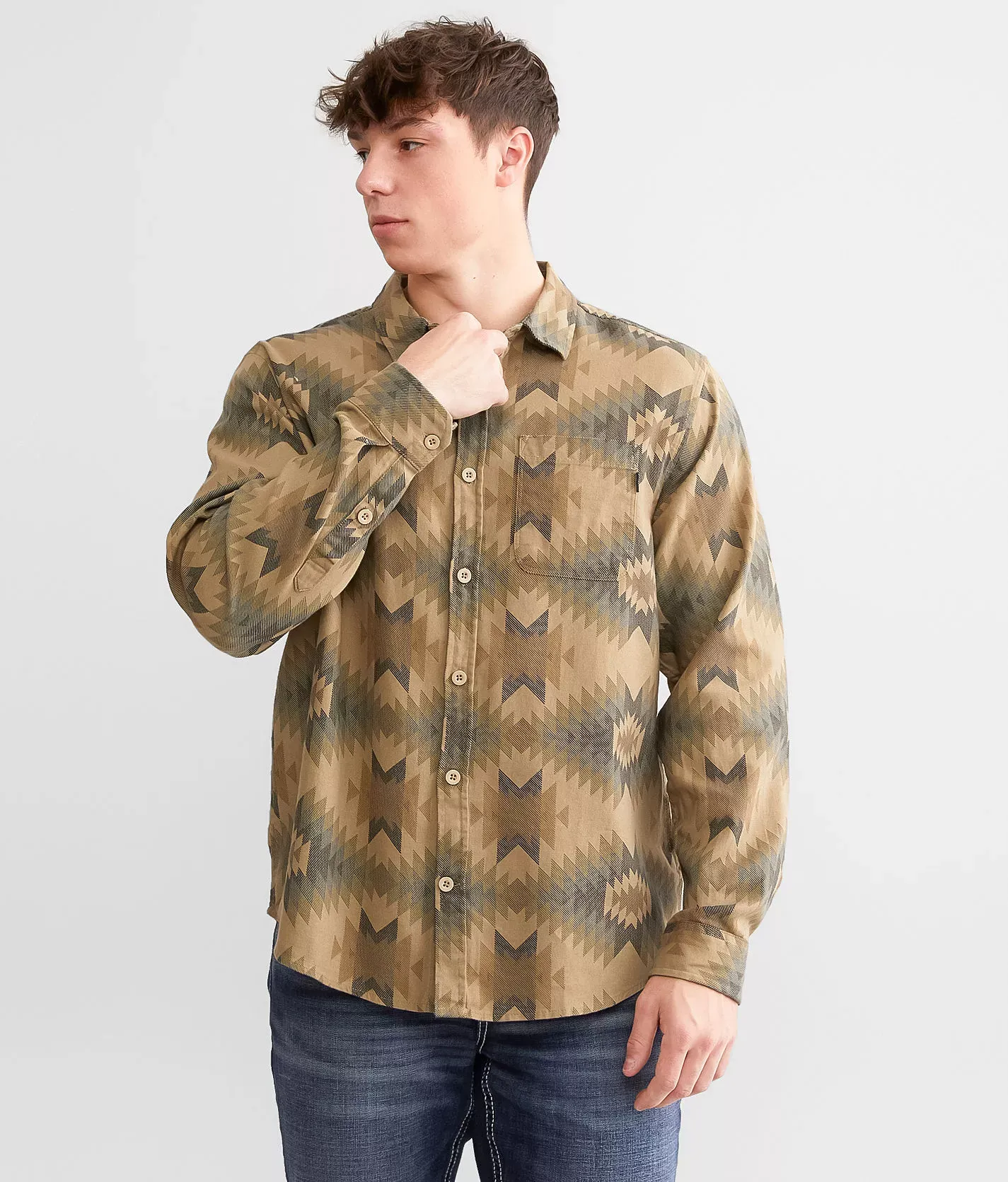 Hurley Portland Organic Flannel Shirt  - male - Size: Extra Large