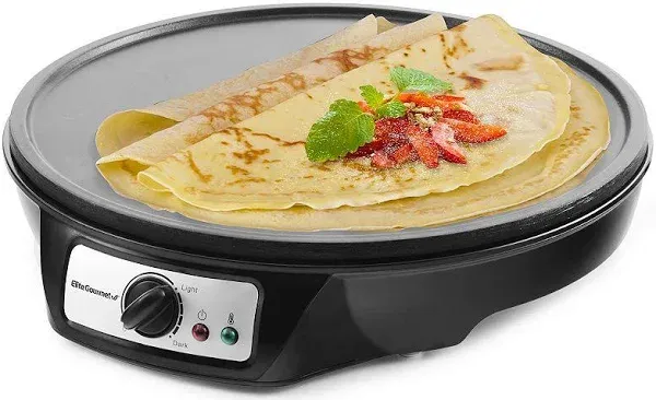 Elite Cuisine 12" Crepe Maker and Griddle ECP-126