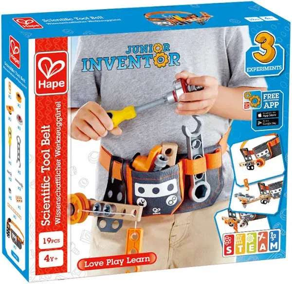 Hape Junior Inventor Scientific Tool Belt