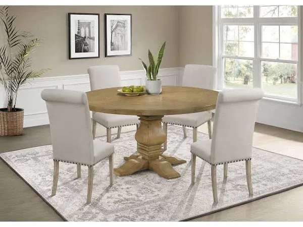Coaster Florence 5-Piece Round Dining Table Set